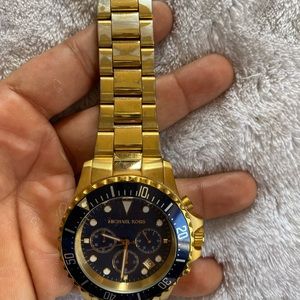 Michael Kors gold oversized watch